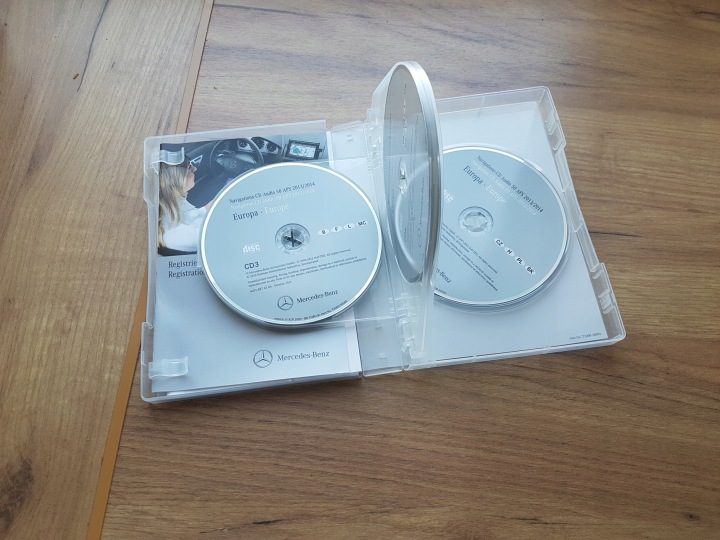 Карта для навигации Европа Mercedes-Benz E-Класс CLS SLK пластина CD/DVD, фото 1