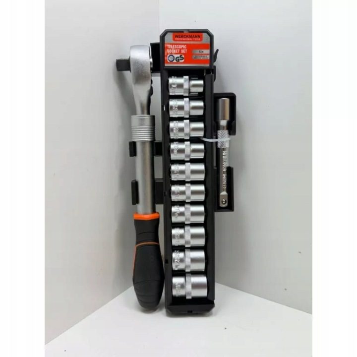 Werckmann торцевой ключ teleskopowy комплект ключей с трещоткой 1/2", фото 1