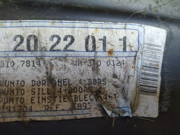 Накладка порога левый - Fiat Punto I, фото 12