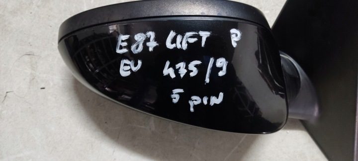 BMW E87 РЕСТАЙЛИНГ ЗЕРКАЛО ПРАВОЕ ПЕРЕДНЕЕ BLAK САПФИР EU, фото 5