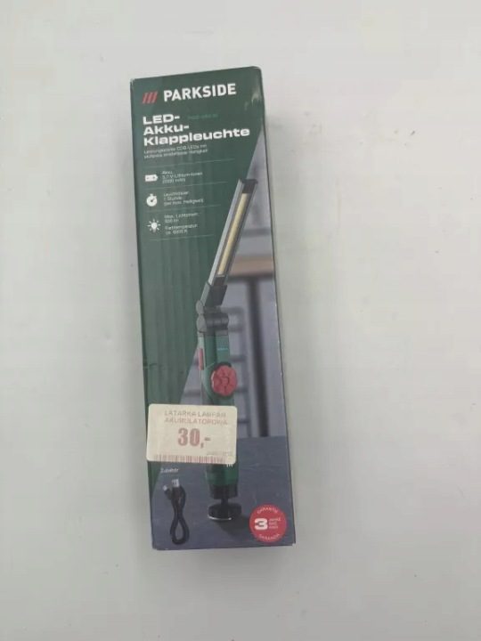 Аккумуляторный фонарь PARKSIDE гаражный LED 3,7 В teleskopowa, фото 1