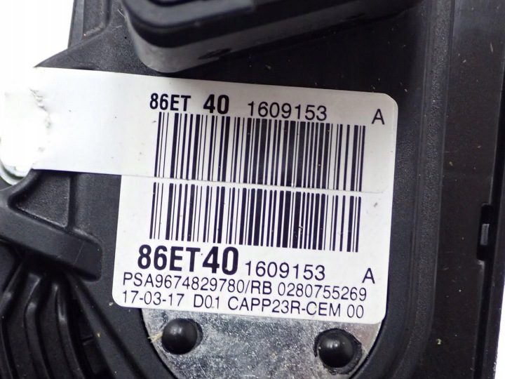 ПЕДАЛЬ ГАЗА ПОТЕНЦИОМЕТР ЕВРОПА 9674829780 CITROEN C4 PICASSO II 14 г., фото 5