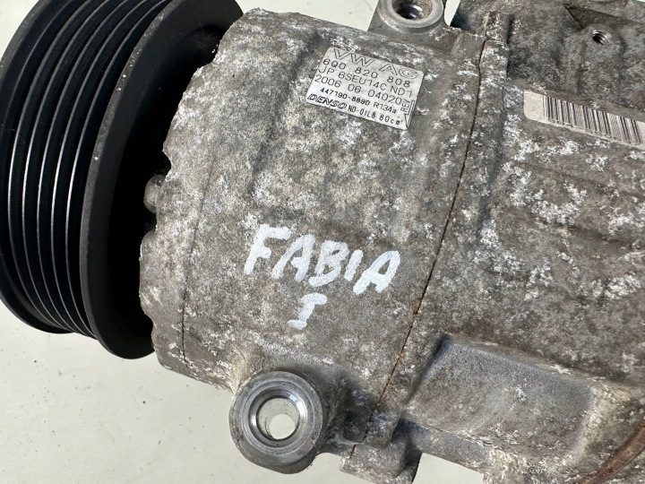 SKODA FABIA II 1.2 КОМПРЕССОР КОНДИЦИОНЕРА 6Q0820808, фото 2
