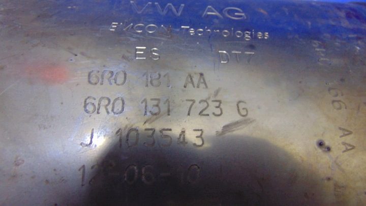 Катализатор DPF 1.2TDI Seat Ibiza 6J IV 08-17 год, фото 5