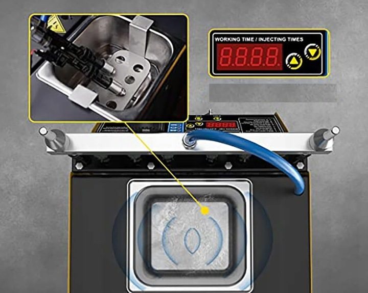 Машина для очистки форсунок GDI EFI Autool CT400 płukanie заднего вида, фото 5