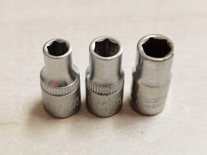 Набор головок 1/4" 6-kątnych FORCH 5,6,7 мм, фото 1