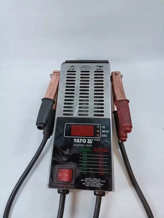 Yato YT-8311 Тестер аккумуляторов цифровой 12V, фото 1