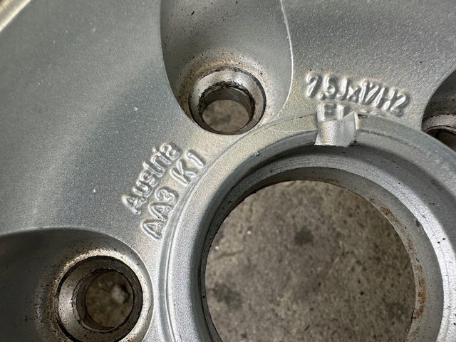 Литой диск Volkswagen OE 3D0601025AC 7.5" x 17" 5x112 ET 40, фото 6
