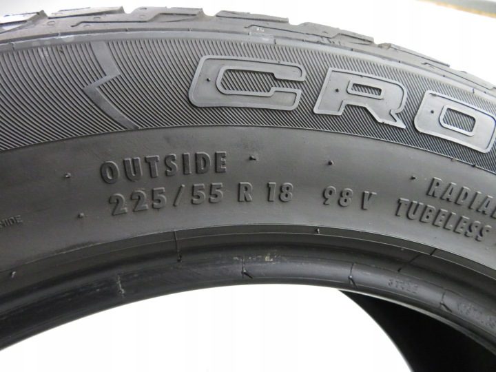 2× Шина летняя Continental CrossContact UHP 225/55R18 98 В защита диска, фото 2