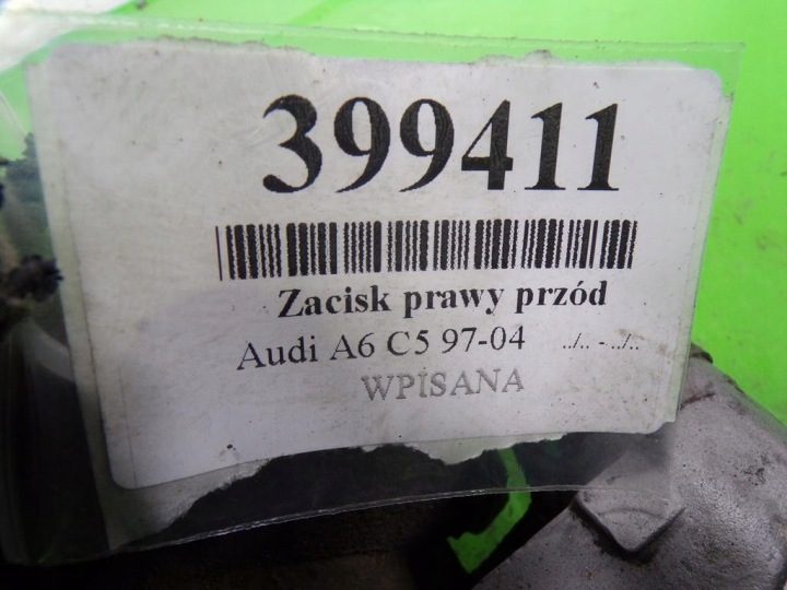 AUDI A6 C5 2.4 V6 ПРАВЫЙ ПЕРЕДНИЙ СУППОРТ ТОРМОЗНОЙ, фото 8