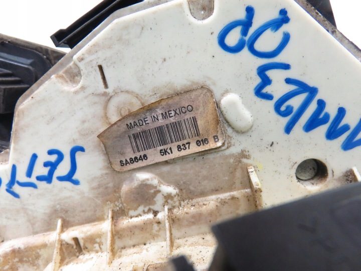 ЗАМОК ПРАВЫЙ ПЕРЕДНИЙ VW JETTA IV 5K1837016B, фото 3