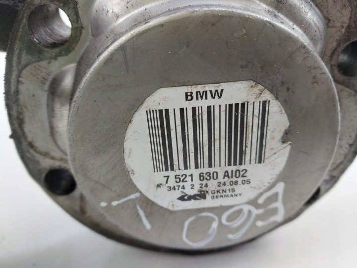 ПОЛУОСЬ ЛЕВАЯ ПРАВАЯ ЗАДНЯЯ 7521630 BMW E60 E61 3.0 дизель, фото 8