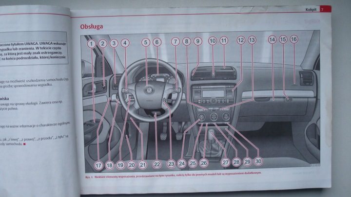 SKODA OCTAVIA II 2004-2008 Польша инструкция по эксплуатации Octavia 2007 г. kolorowa, фото 6
