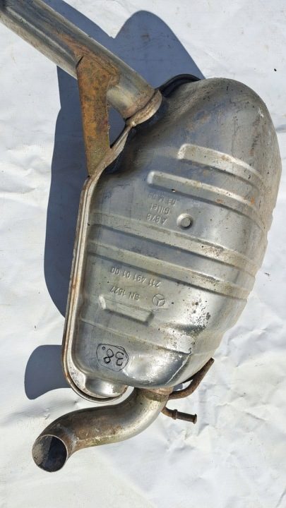 Глушитель задний труба Mercedes W211 2,7 CDI 2114910100 2114910200, фото 4