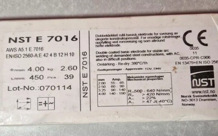 ESAB EB 150 Elektrody zasadowe, фото 3