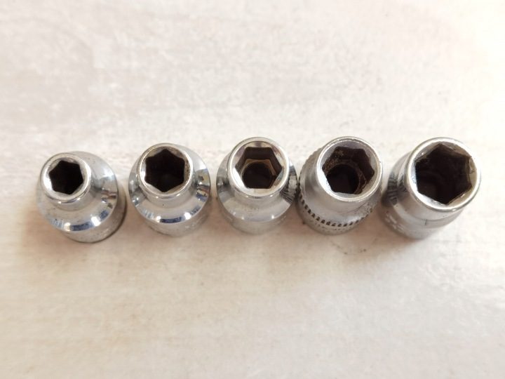 Насадки 1/4" 6-kątne FORCH 4, 5, 5.5, 6, 7 мм, фото 3