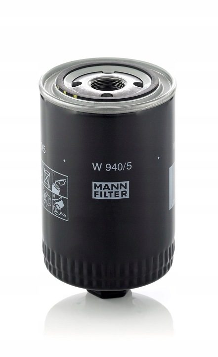 Фильтр масляный MANN-FILTER W 940/5, фото 1