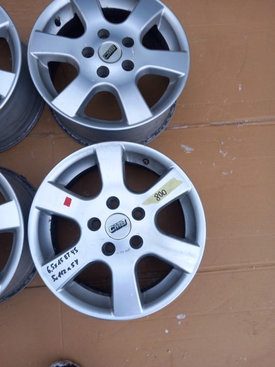 4× Литой диск CMS 6.5" x 15" 5x112 ET 45, фото 2