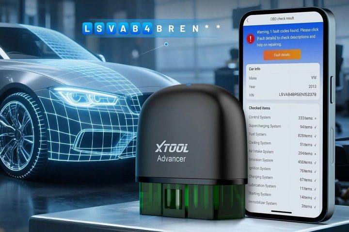 XTOOL AD20 Pro OBD2 устройство диагностическое сканер, фото 4