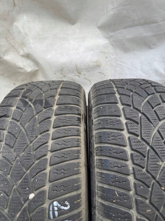 2× Шина зимняя Dunlop SP Winter Sport 3D 205/55R16 91 H сцепление на снегу (3PMSF), защита диска MO - Mercedes-Benz, фото 2