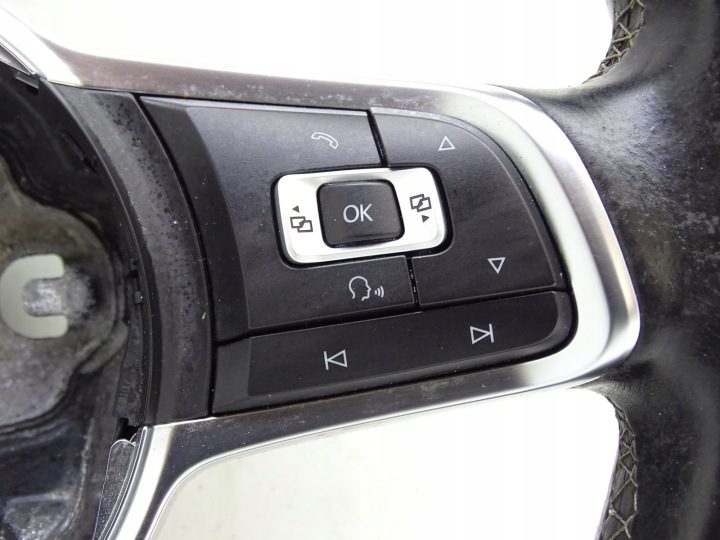Руль кожаный Płaska мульти VW Golf VII 7 GTD 5G0419091AQ, фото 2