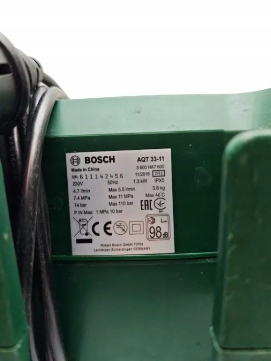 Мойка высокого давления Bosch 110 бар 1300 Вт, фото 5