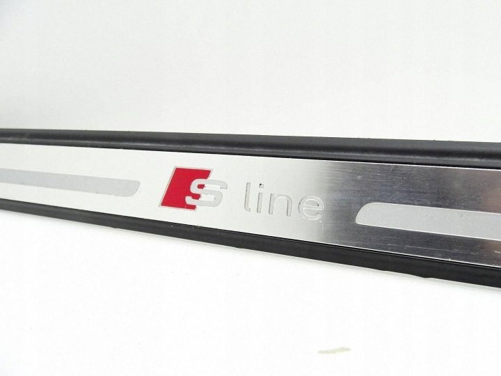НАКЛАДКА ПОРОГА ЛЕВАЯ ПЕРЕДНЯЯ S-LINE AUDI A3 8V 8V4853491B, фото 3