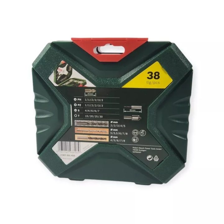 BOSCH КОМПЛЕКТ СВЕРЛ БИТ X-LINE 38 шт. 2607011432, фото 5