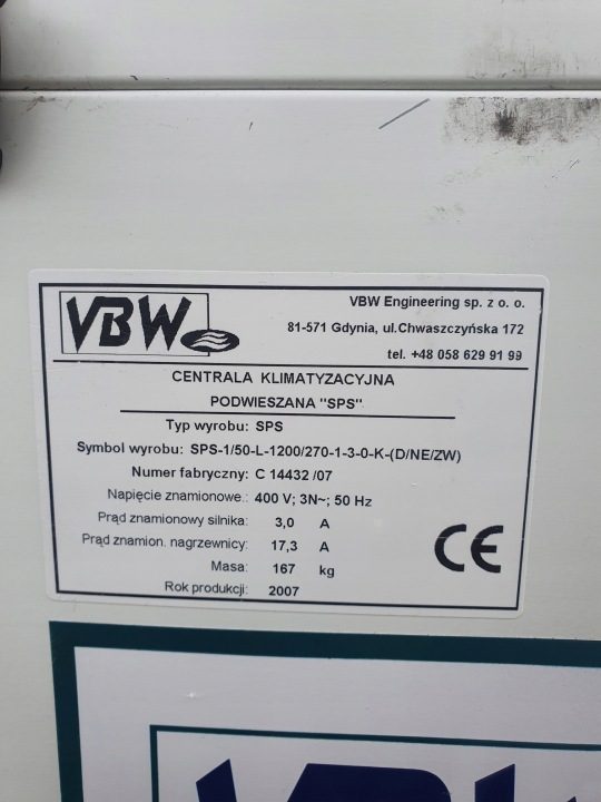Отопитель вентиляция 1200m VBW SPS 12 кВт Nr501, фото 3