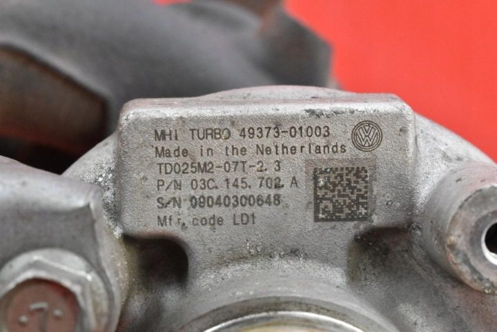 ТУРБИНА 03C145702A 49373-01003 VW GOLF 6 VI 1.4 TSI 122 Л.С.,, фото 7