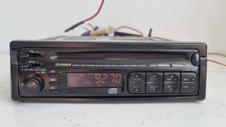 Магнитола CD Fisher DX-E700 Mercedes BMW Audi винтажная JAPAN, фото 1
