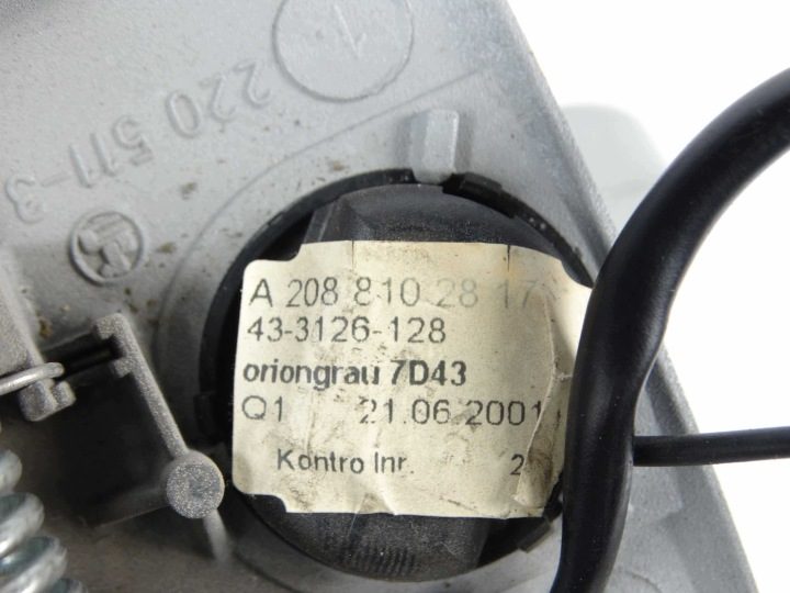 Mercedes W202 W203 W208 W210 зеркало салона заднего вида, фото 4