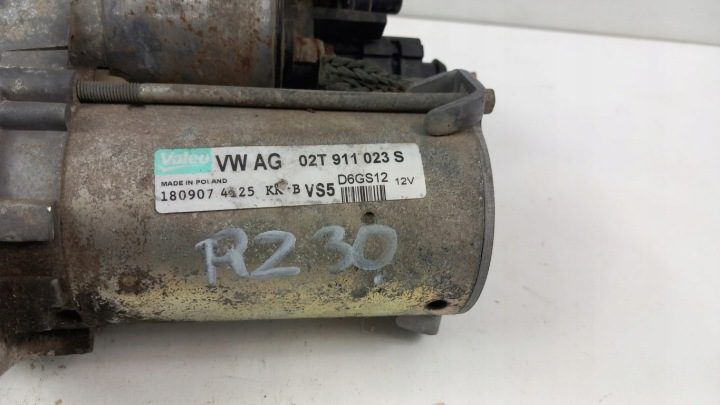 SKODA AUDI VW СТАРТЕР VW AG 02T911023S, фото 4