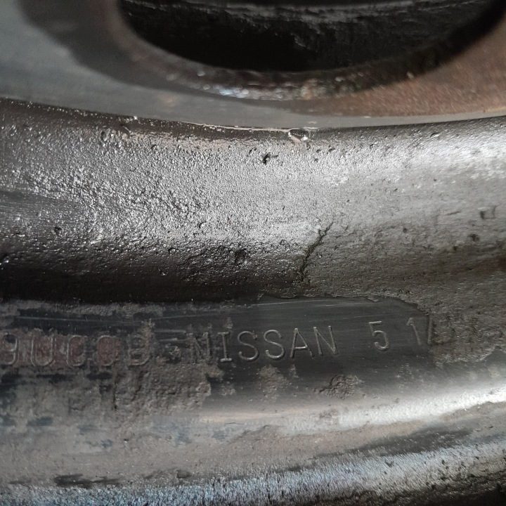 4× Штампованный диск Nissan OE Renault Modus, Nissan Note 5.5" x 15" 4x100 ET 45, фото 7