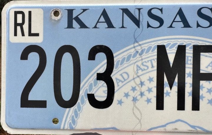 KANSAS табличка номерная с США оригинальные, фото 3
