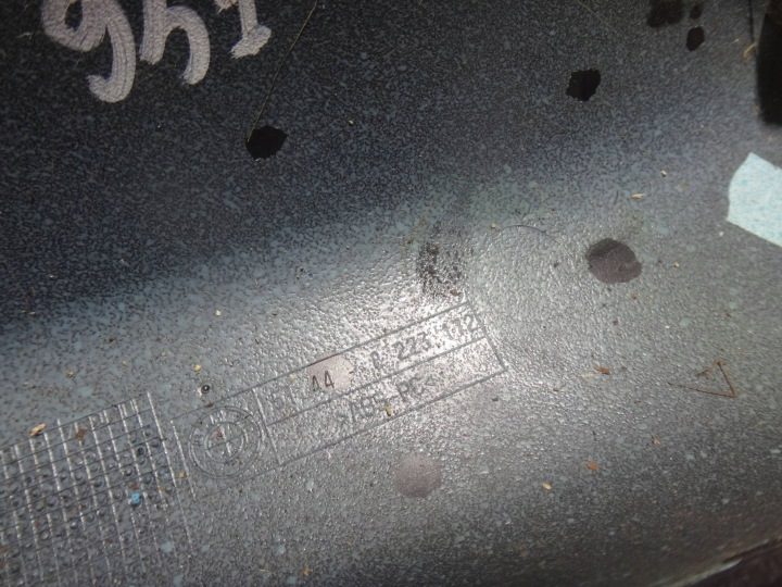 ОБШИВКА СТОЙКА ОБИВКА ПРАВАЯ ПЕРЕДНЯЯ А BMW 3 E46 КАБРИОЛЕТ ЧЕРНЫЙ 8223172, фото 7