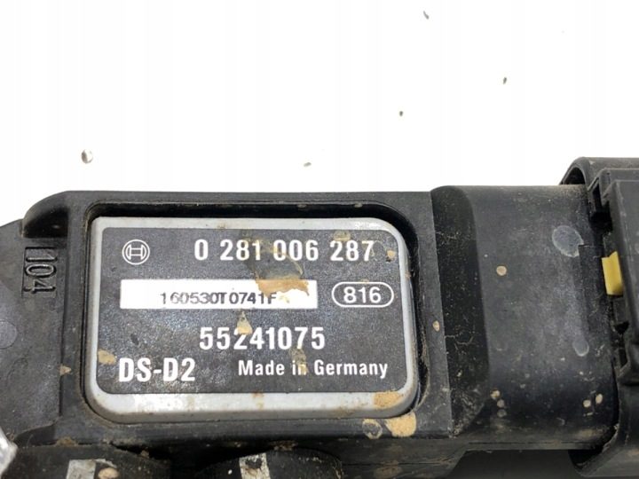 Датчик давления выхлопных газов DPF Fiat Fiorino III 55241075 1.3 80 л.с., фото 3