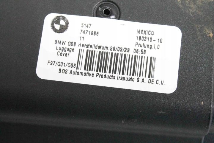 Шторка багажника BMW IX3 (G08) 7471986 32453921 210 квт 2023, фото 6