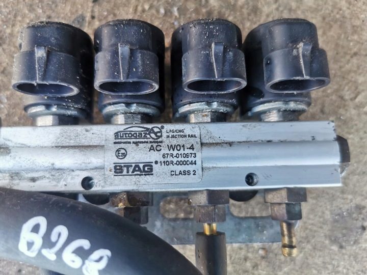 Топливная рампа газа гбо 67R-010973 AC W01-4, фото 1