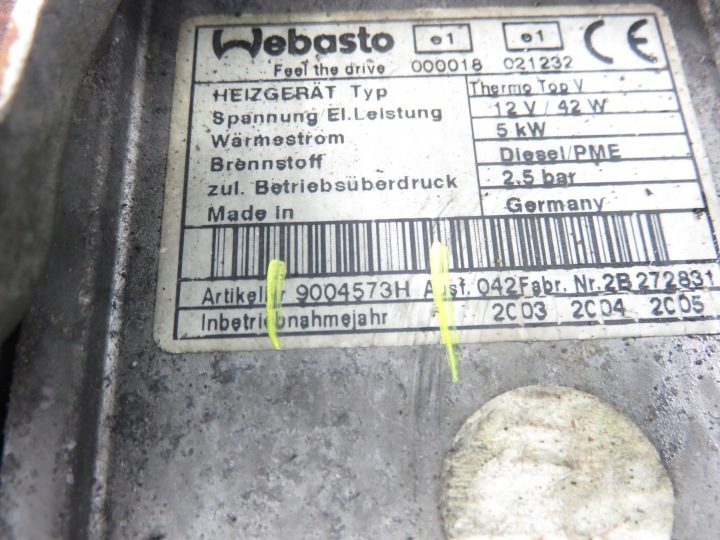 WEBASTO VW TOURAN И 1K0815065H 9004573H, фото 2