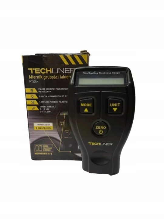 Techliner WT200A Измеритель толщины краски EAN: 5901529122707, фото 1