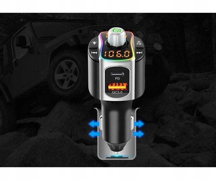 Transmiter FM Bluetooth комплект громкоговорящий FME2, фото 6