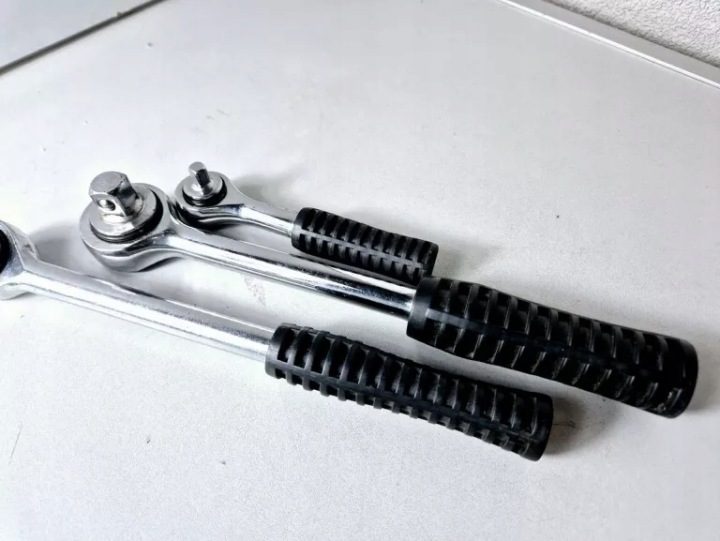 Комплект торцевых головок с трещоткой AMIO 1/4" 4-13mm 11 шт., фото 3