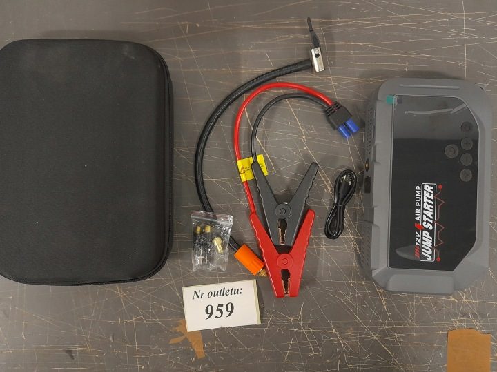 Устройство пусковое Booster Jump стартер 18000 мАч компрессор 150 PSI 2w1, фото 14