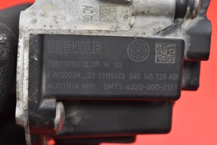 АКТУАТОР ВАКУУМНИК ТУРБИНЫ 04E145725AB SKODA FABIA 3 III 1.2 TSI 110 л.с. 14-18, фото 9