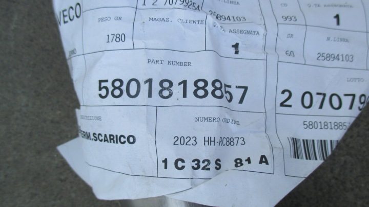 Iveco Daily выхлопная труба 5801818857 НОВАЯ, фото 3