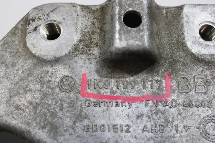 Кронштейн двигателя 1K0199117BB VW Touran 1T3 1T0 рестайлинг, фото 2