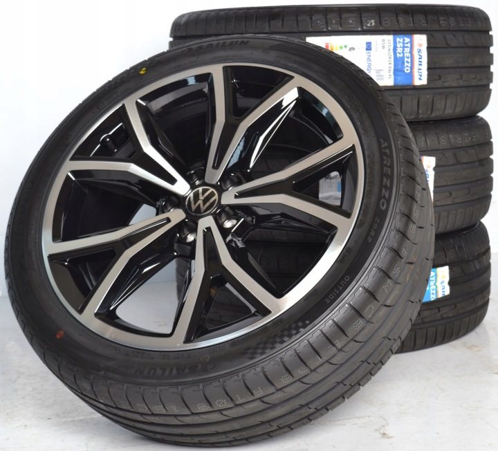 4X колеса летние 18" 5X112 оригинал VW T-Cross Skoda Kamiq Seat Ateca лето, фото 1