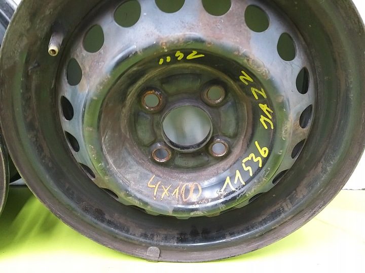 4× Штампованный диск Honda 5.5" x 14" 4x100 ET 45, фото 3