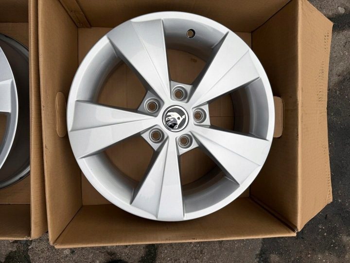 4× Литой диск Skoda OE 6.5" x 16" 5x112 ET 46, фото 3